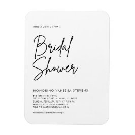 Handskriven Bröllopsdusch  Magnet