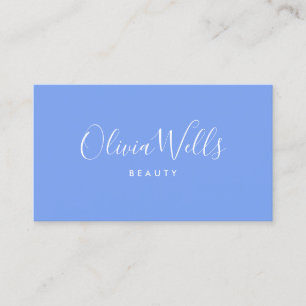 Handskriven Calligraphy Social Media Icon Lavender Visitkort