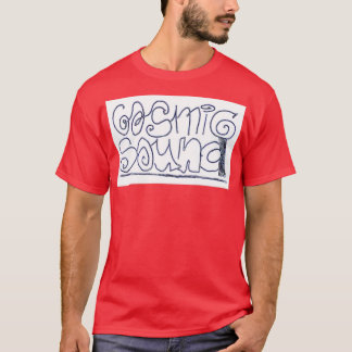 handskriven cosmic ljud t shirt