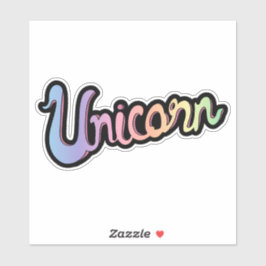 Handskriven encornkalligrafi klistermärken