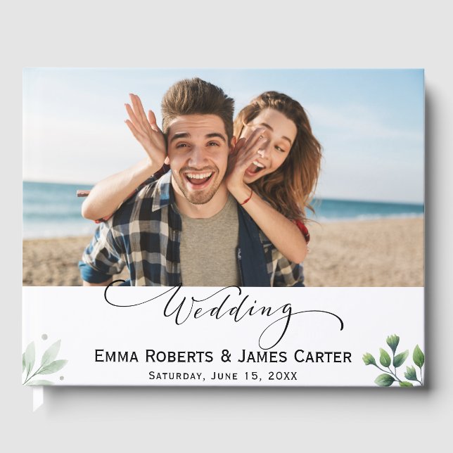 Handskriven fotogäst Bok i chic (Framsida)