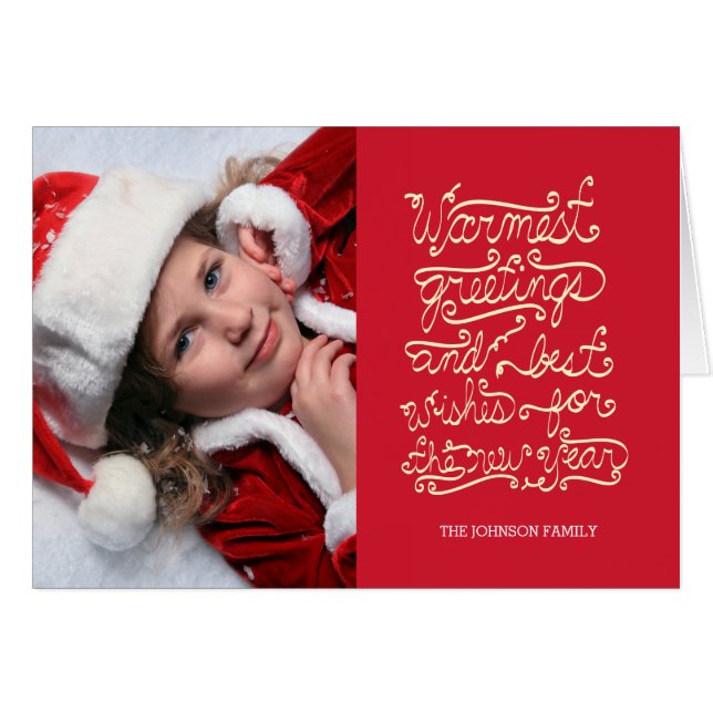 handskriven hälsningskort (Framsidan Horizontal)