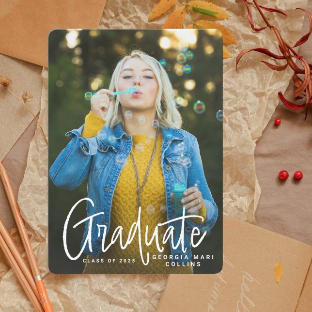 Handskriven inbjudan till Headline Studenten (Skapare uppladdad)