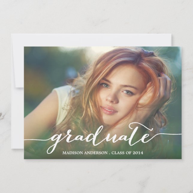 Handskriven| Inbjudan till Studentfest (Framsida)