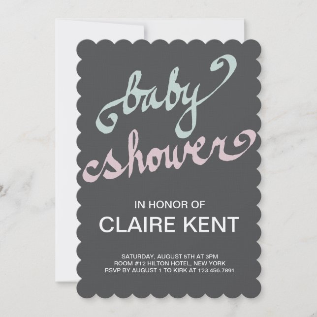 handskriven inbjudningar (Framsida)