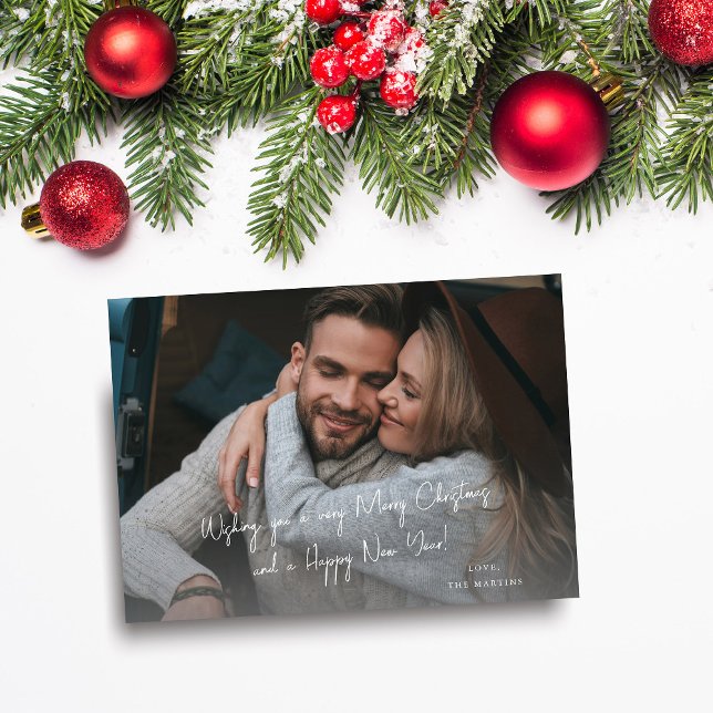Handskriven jul- eller höjdningsnotisfoto (Skapare uppladdad)