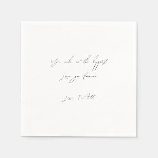 Handskriven Kärlek-anteckning | Personal Touch Brö Pappersservett