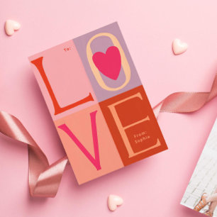 Handskriven KÄRLEK Brev Valentine Photo Inbjudningar