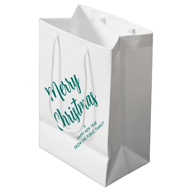 Handskriven manus Glad jul mall Trendigt (Framsidan Vinklad)