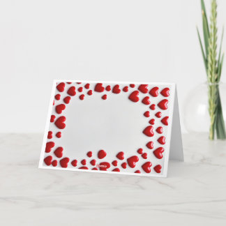 "Handskriven med Kärlek: Alla hjärtans Hälsning Tack Kort