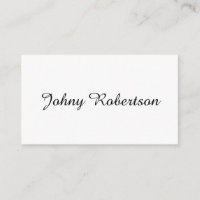 Handskriven Namn Enkel Elegant Professionell Moder