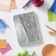 Handskriven Namn Glam Silver Metall Glitter iPad Air Skydd (In Situ)