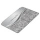 Handskriven Namn Glam Silver Metall Glitter iPad Air Skydd (Sidan)