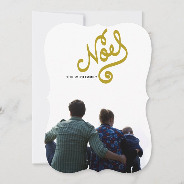 handskriven nolla julkort (Framsida)