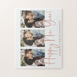 Handskriven nyårskoppling Ro Guld Marble Pussel