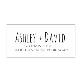 Handskriven Returadress frimärke Stämpel