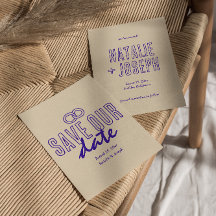 Handskriven ritad retro unik modern Bröllop