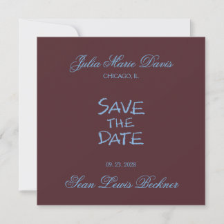 Handskriven Save the Date Spara Datumet