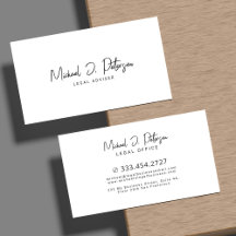 Handskriven skript minimalistisk elegant professio