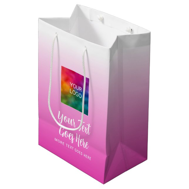 Handskriven skriptlogotyp här rosa anpassad mall (Framsidan Vinklad)