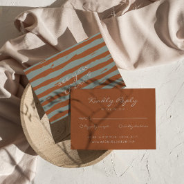 Handskriven Streck Whimsical Fall Wedding OSA Kort