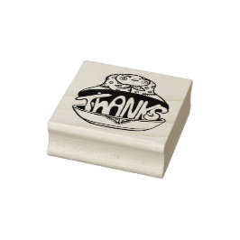 Handskriven Tack Inuti Matrjosjka Docka Stämpel