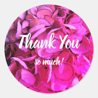 Handskriven Tack så mycket! Etiketter