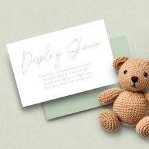 Handskriven Visning för modern Pastel-Grönt