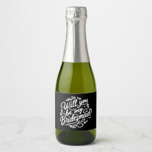 Handskrivet Bridesmaid Frieri Mini Champagne