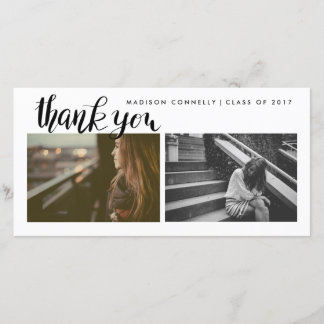 Handskrivet doktorand- foto för modernt tack