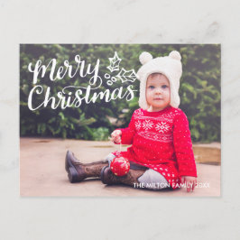 Handskrivet fotopapport för Fullt i God jul Helg Vykort