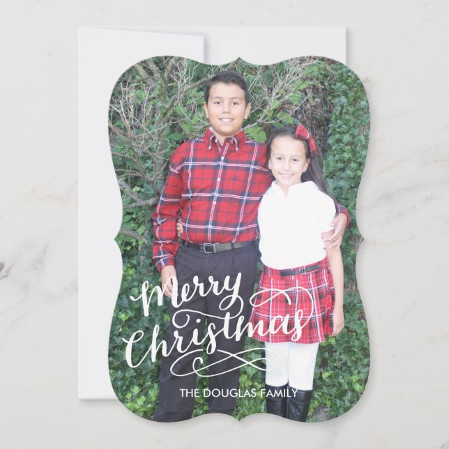 Handskrivet Helgdag-kort Julkort (Framsida)