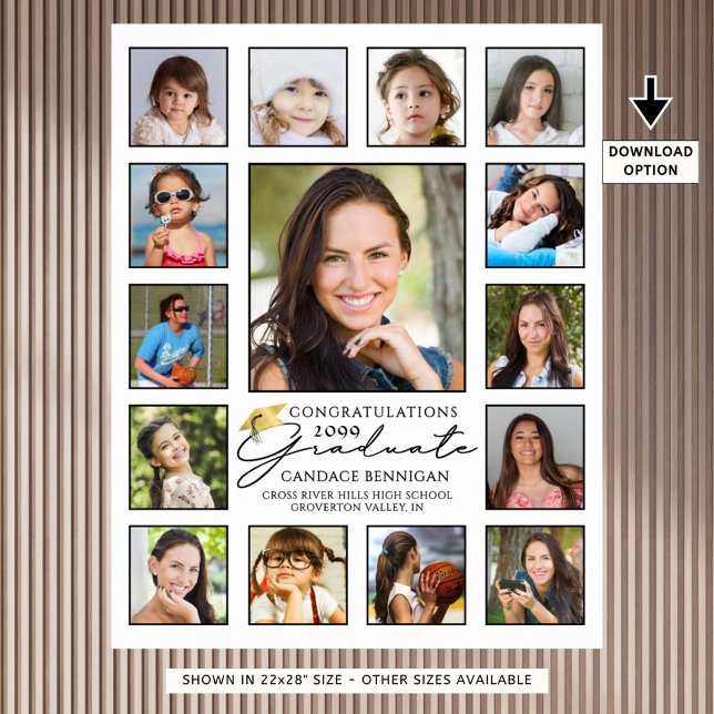 Handskrivet skript för fotokollage i Student 15 Poster (Skapare uppladdad)