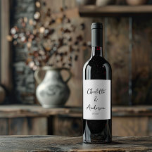 Handskrivet skript Whimsical White Personligt bröl