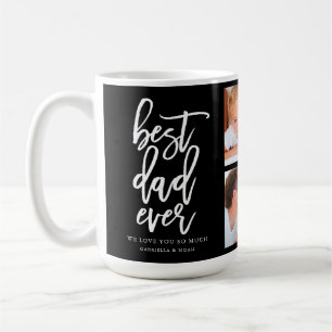 Handskrivet skriva bäst för pappan fotoCollage Kaffemugg