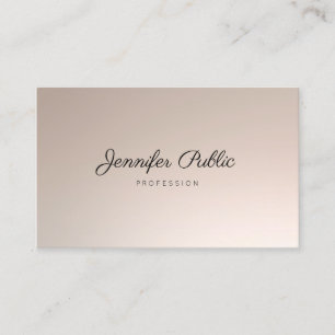 Handskrivet skriva salongen för visitkort