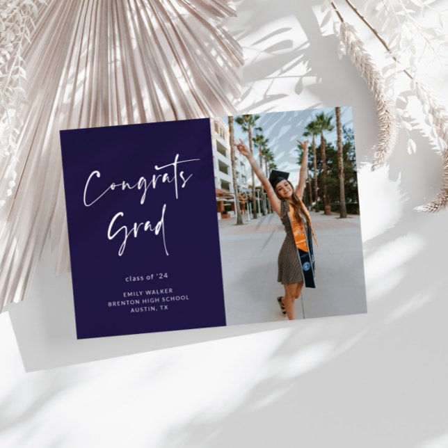 Handskrivet Studenten-meddelandekort för skript Meddelande (Skapare uppladdad)