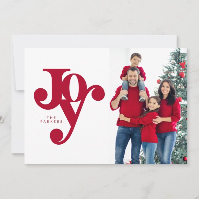 Handskrivet, typografiskt Joy-foto (Framsida)
