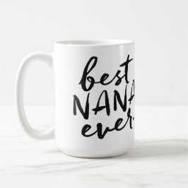Handskrivna bäst Nana någonsin Kaffemugg