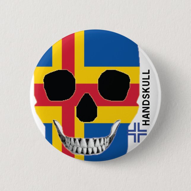HANDSKULL Åland - Knapp (Framsida)