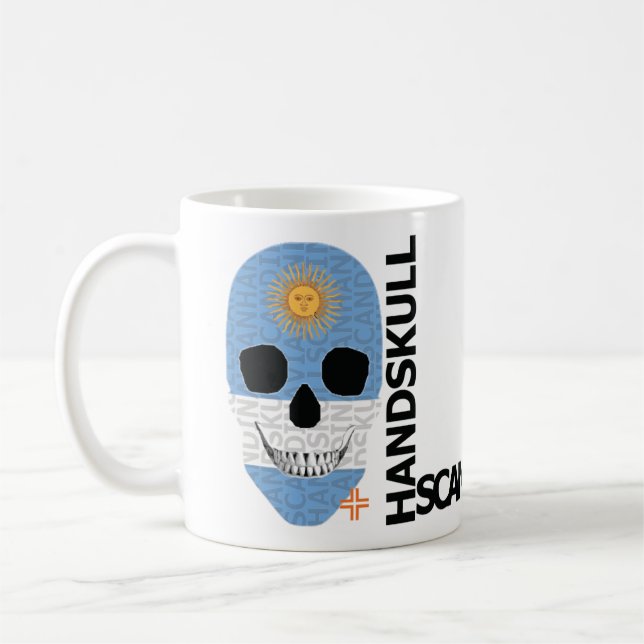HANDSKULL Argentina Classic Mugg O4 (Vänster)