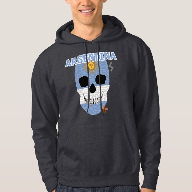 HANDSKULL Argentina Hooded Sweatshirt B2 (Framsida)
