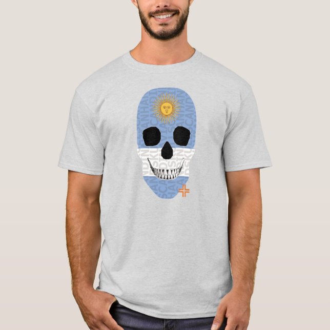 HANDSKULL Argentina t-shirt basic B2 (Framsida)