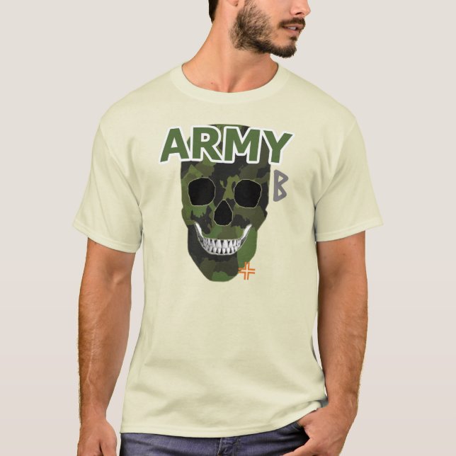 HANDSKULL Armé t-shirt basic B2 (Framsida)