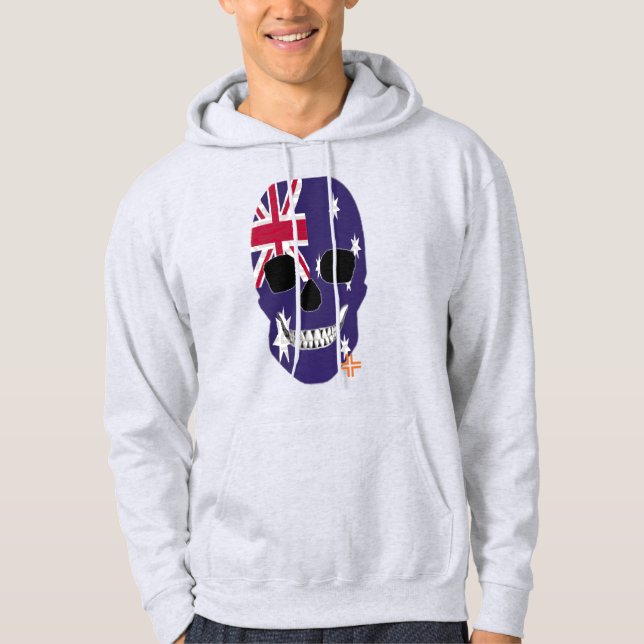 HANDSKULL Australien Hooded Sweatshirt B2 (Framsida)