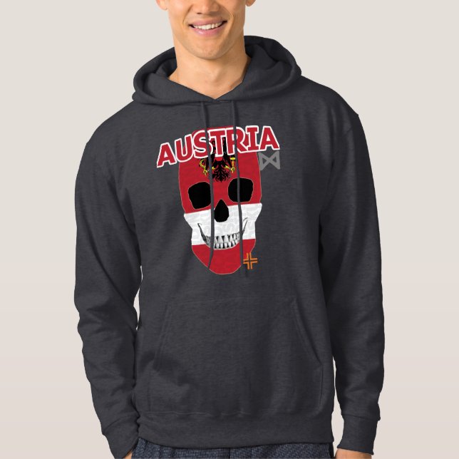 HANDSKULL Austria Hooded Sweatshirt B2 (Framsida)