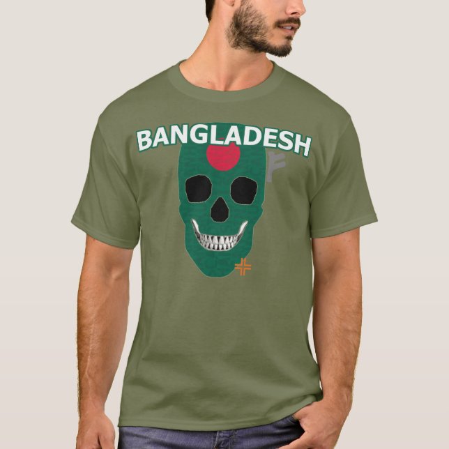 HANDSKULL Bangladesh t-shirt basic B2 (Framsida)
