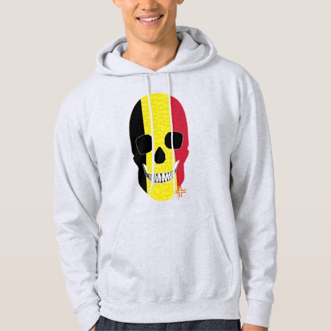 HANDSKULL Belgium Hooded Sweatshirt B2 (Framsida)