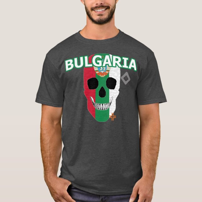 HANDSKULL Bulgaria t-shirt basic B2 (Framsida)