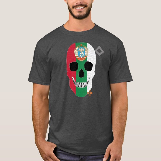 HANDSKULL Bulgarien t-shirt basic B2 (Framsida)